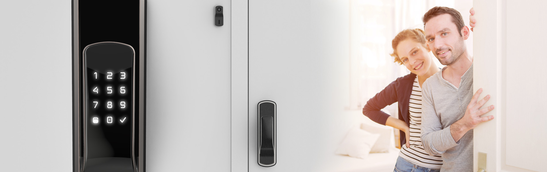 metalware design of smart lock for home